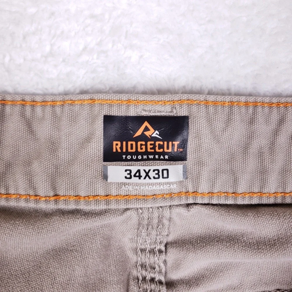Ridgecut Toughwear Utility Carpenter Pants 34x30‎ Khaki